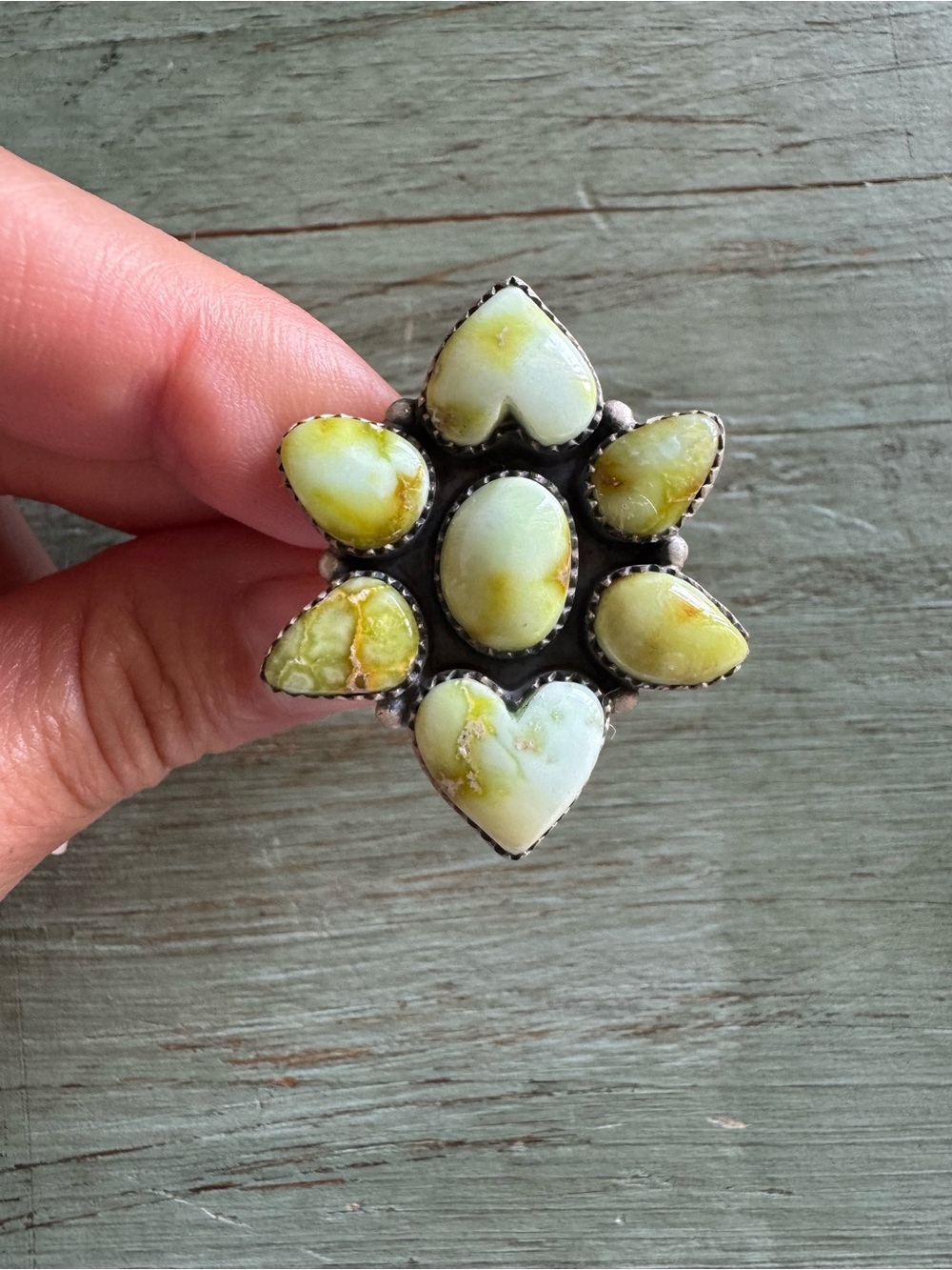 Palomino Veriscite Cluster Ring